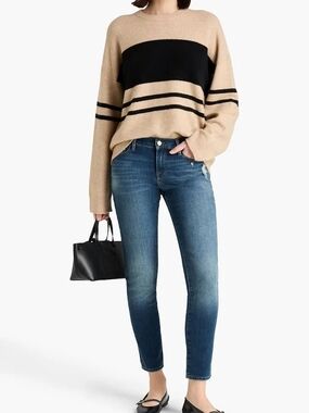 Frame Denim Le Garcon Mid Rise Slim Boyfriend Jeans Womens 30 Medium Wash